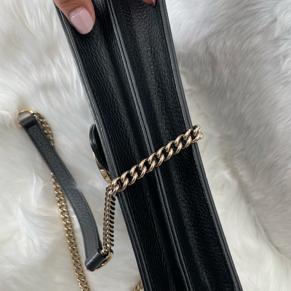 💯% Authentic Gucci Shoulder Leather Bag - Picture 7 of 13